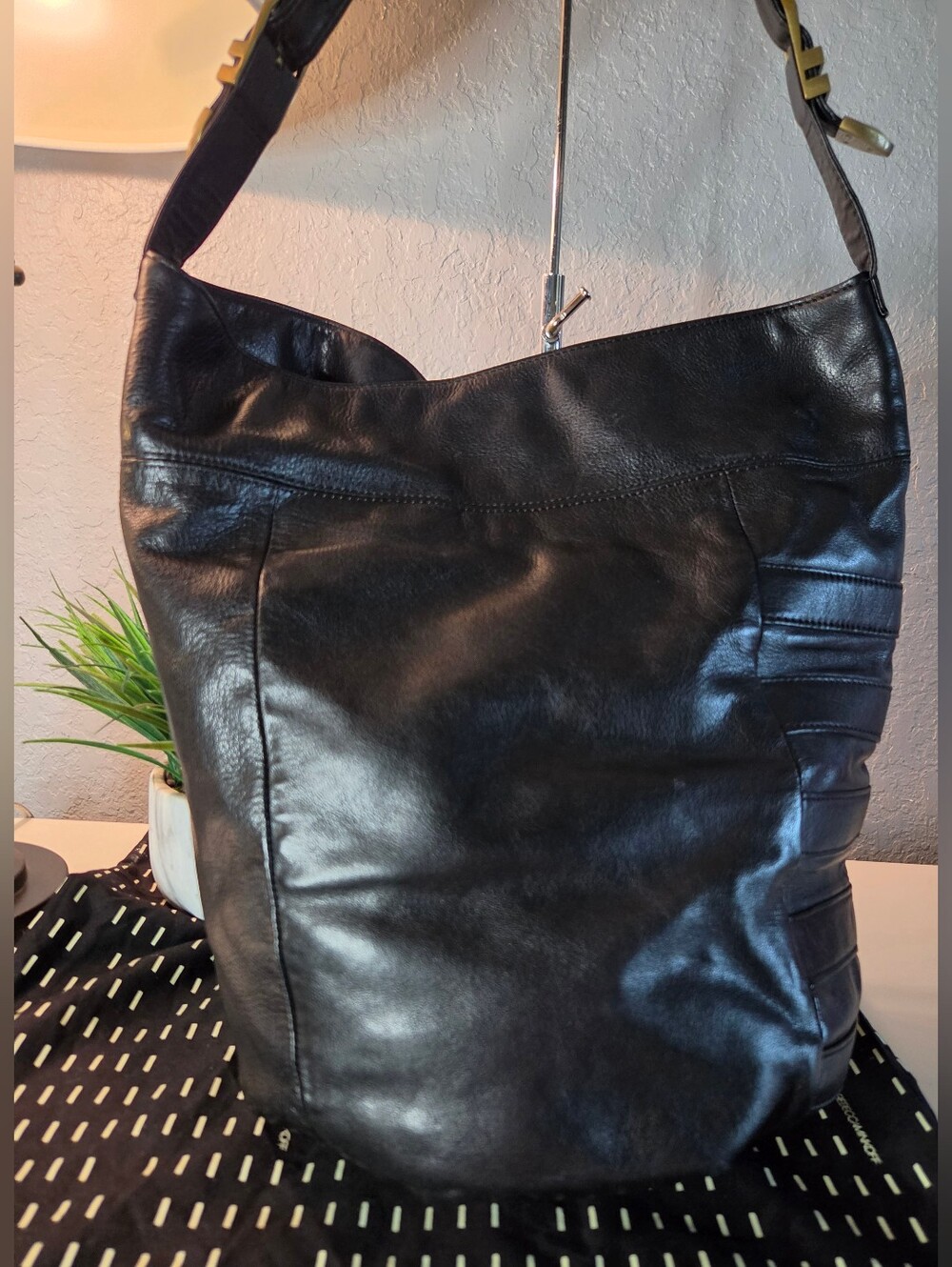 Vintage Rebecca Minkoff Saks Fifth Avenue Exclusive Multi-Buckle Hobo Bag - Picture 5 of 16